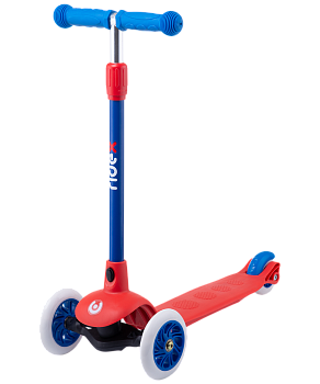 БЕЗ УПАКОВКИ Самокат 3-колесный Hero, 120/80 мм, красный/синий БЕЗ УПАКОВКИ Самокат 3-колесный Hero, 120/80 мм, красный/синий