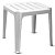 Столик TWEET пластиковый, белый, размер 43х44х44 Столик TWEET пластиковый, белый, размер 43х44х44