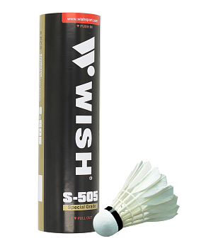 Набор воланов для бадминтона S-505, перо, 6 штук Набор воланов для бадминтона S-505, перо, 6 штук