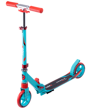 БЕЗ УПАКОВКИ Самокат 2-колесный Razzle 145 мм, голубой/оранжевый БЕЗ УПАКОВКИ Самокат 2-колесный Razzle 145 мм, голубой/оранжевый